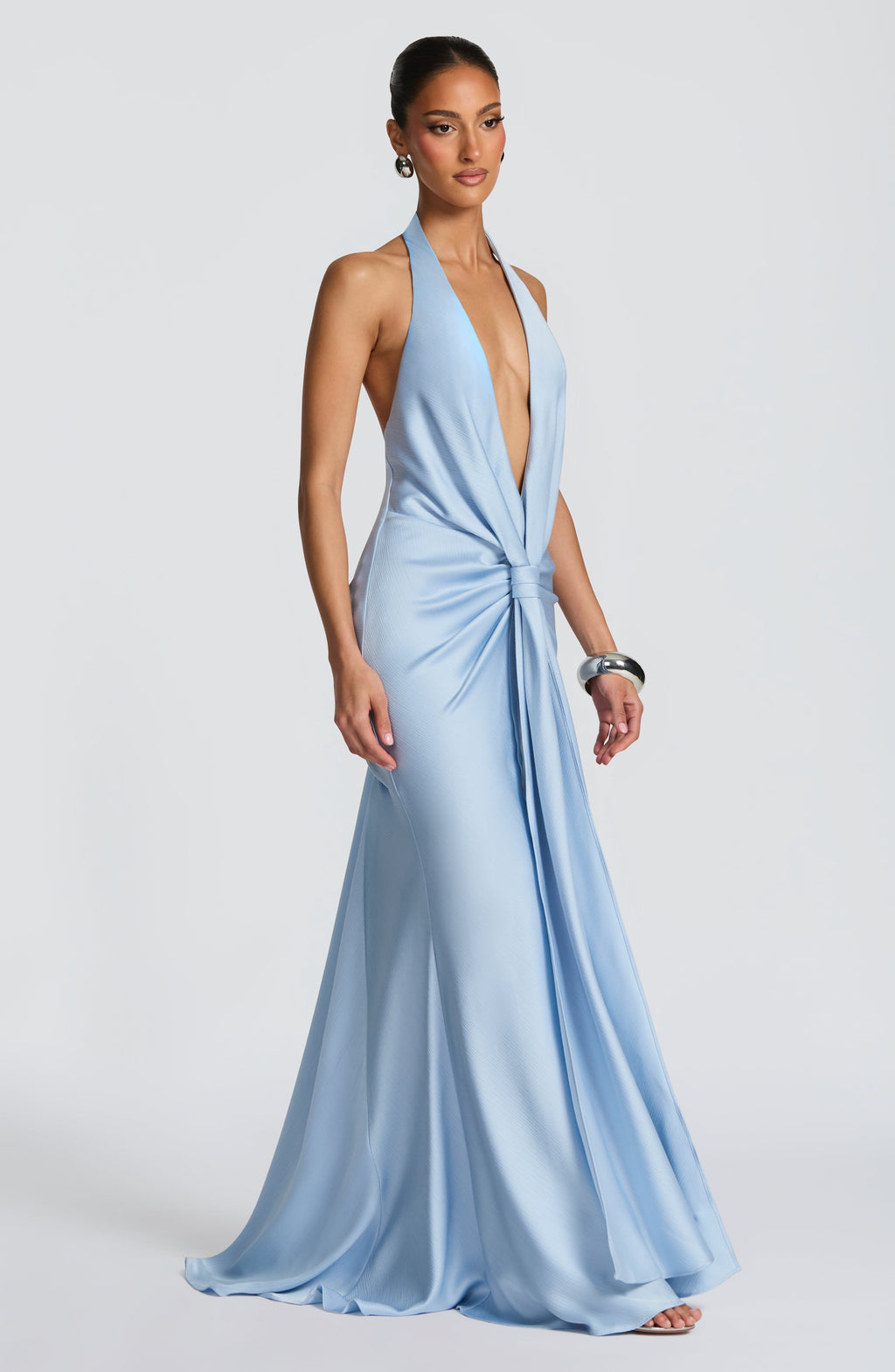 Aveline™ | Robe premium texturée à col halterneck