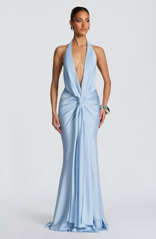 Aveline™ | Robe premium texturée à col halterneck