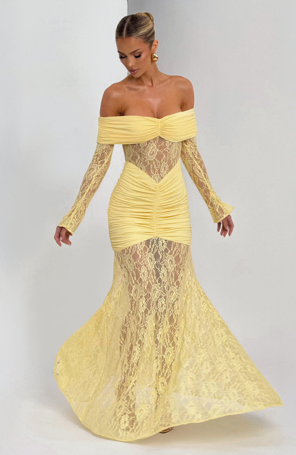 Ariadna™ | Robe en dentelle et fronces de qualité supérieure