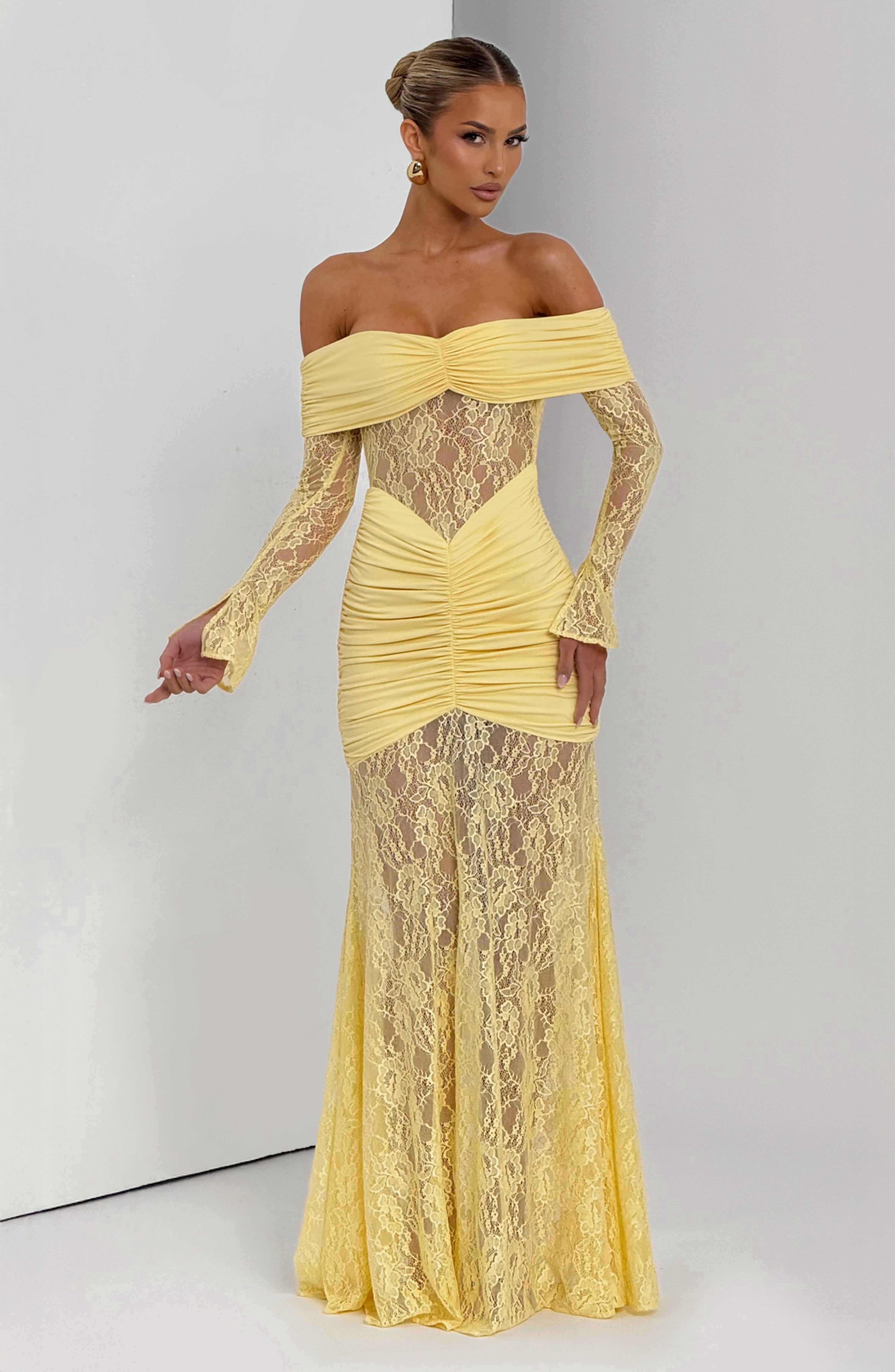 Ariadna™ | Robe en dentelle et fronces de qualité supérieure