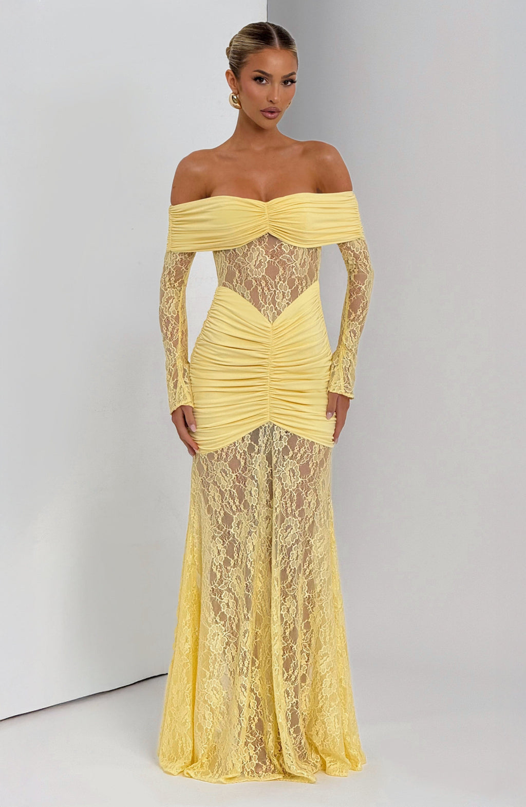 Ariadna™ | Robe en dentelle et fronces de qualité supérieure