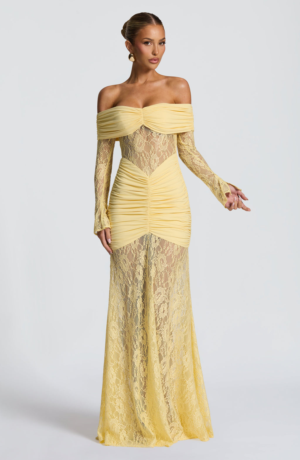 Ariadna™ | Robe en dentelle et fronces de qualité supérieure