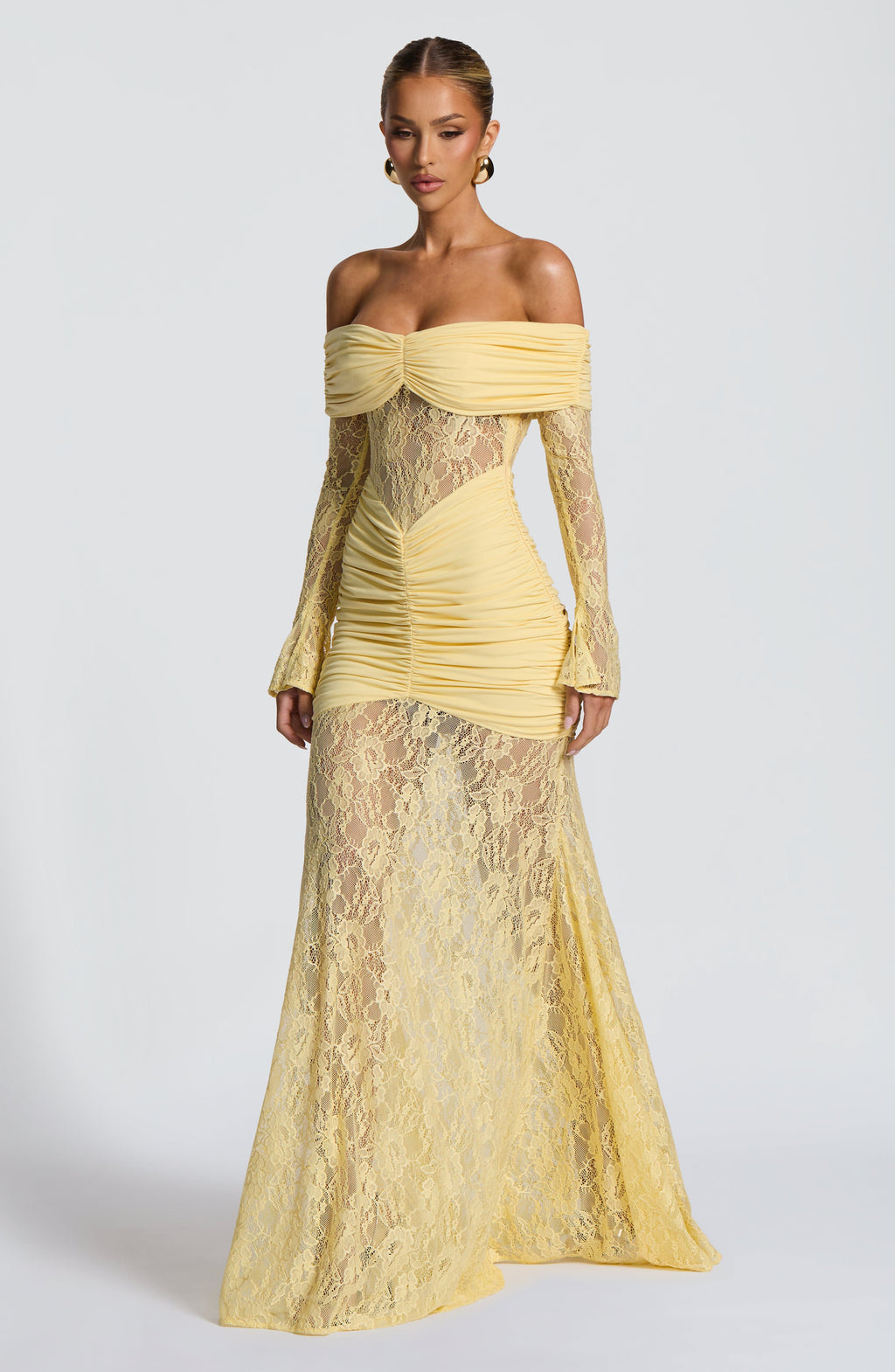 Ariadna™ | Robe en dentelle et fronces de qualité supérieure