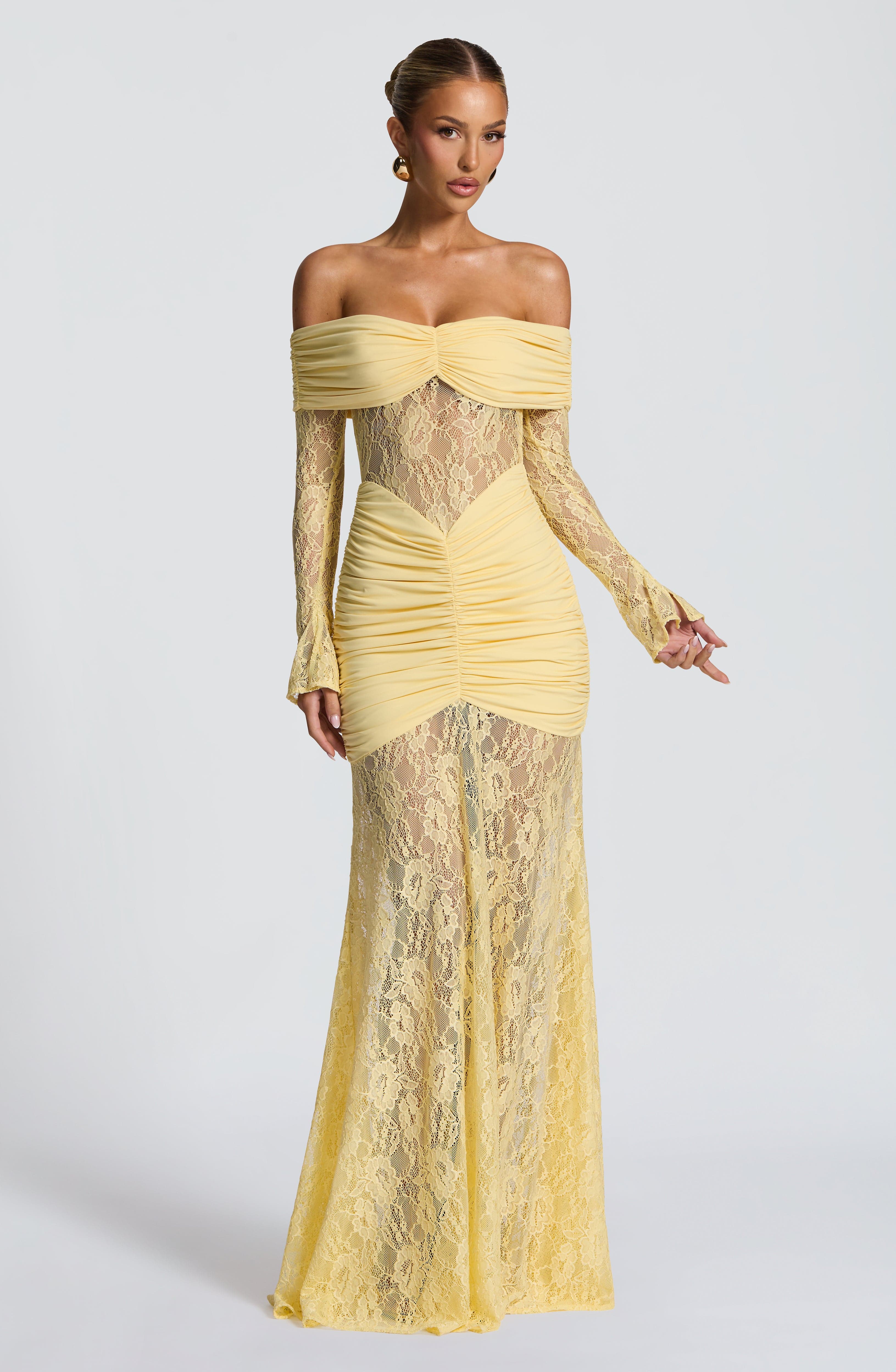 Ariadna™ | Robe en dentelle et fronces de qualité supérieure