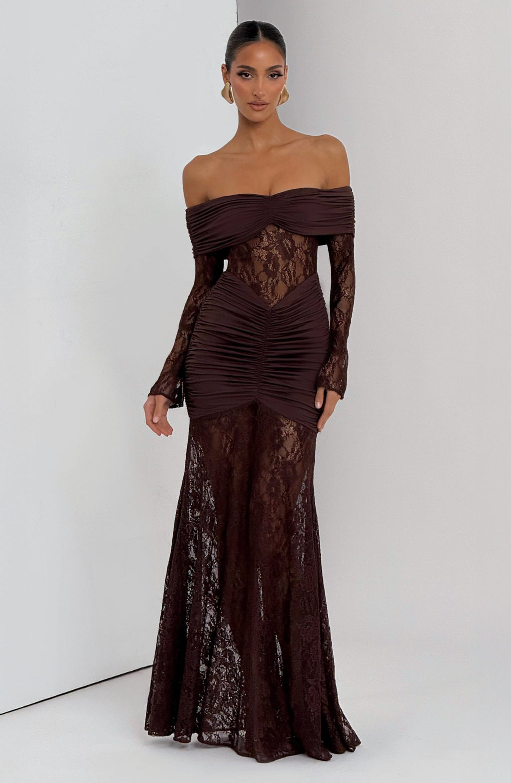 Ariadna™ | Robe en dentelle et fronces de qualité supérieure