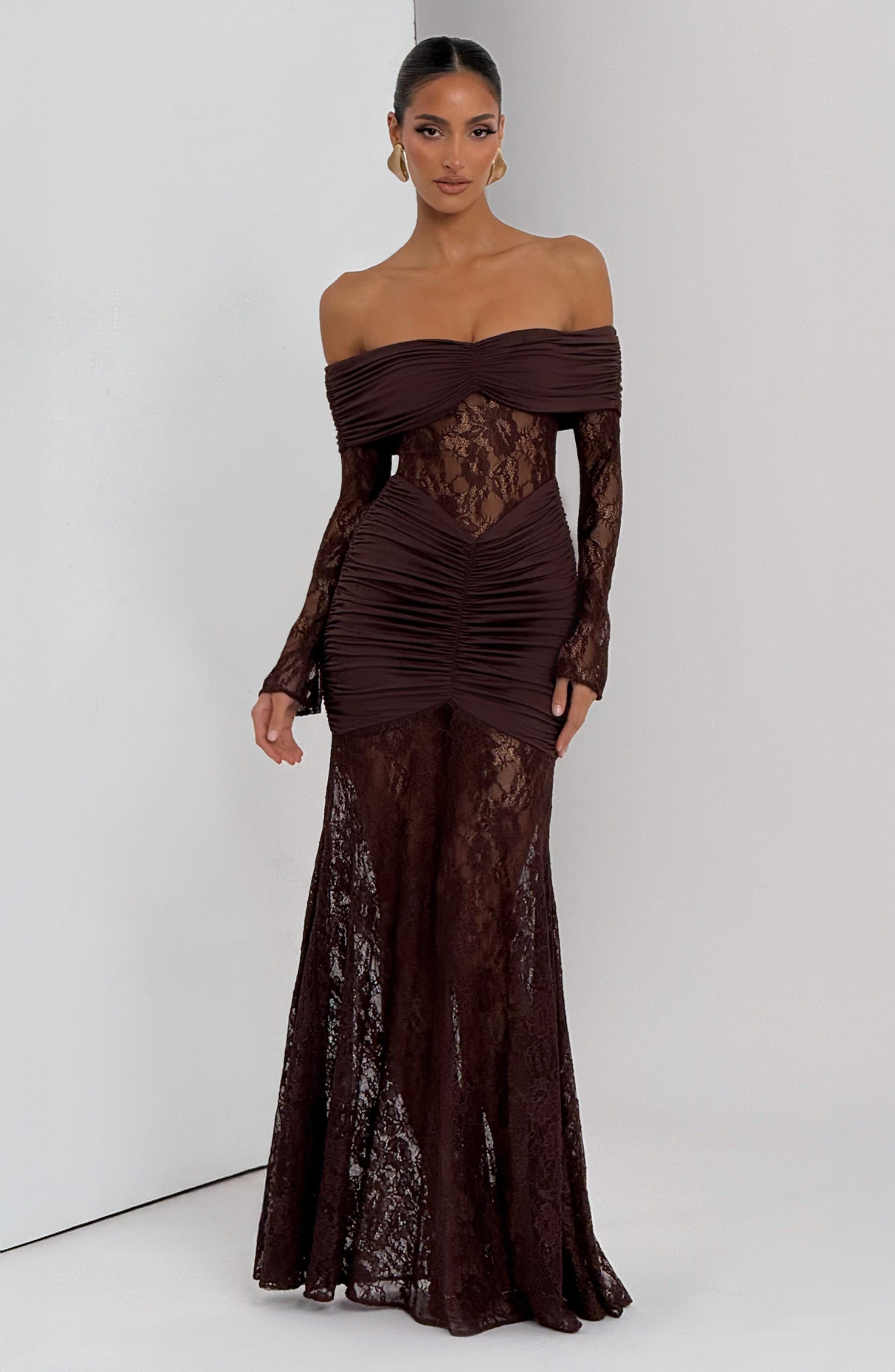 Ariadna™ | Robe en dentelle et fronces de qualité supérieure